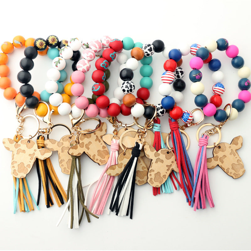 Western Cow Wristlets