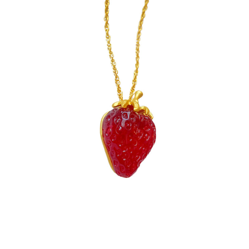 Strawberry Earrings or Necklace