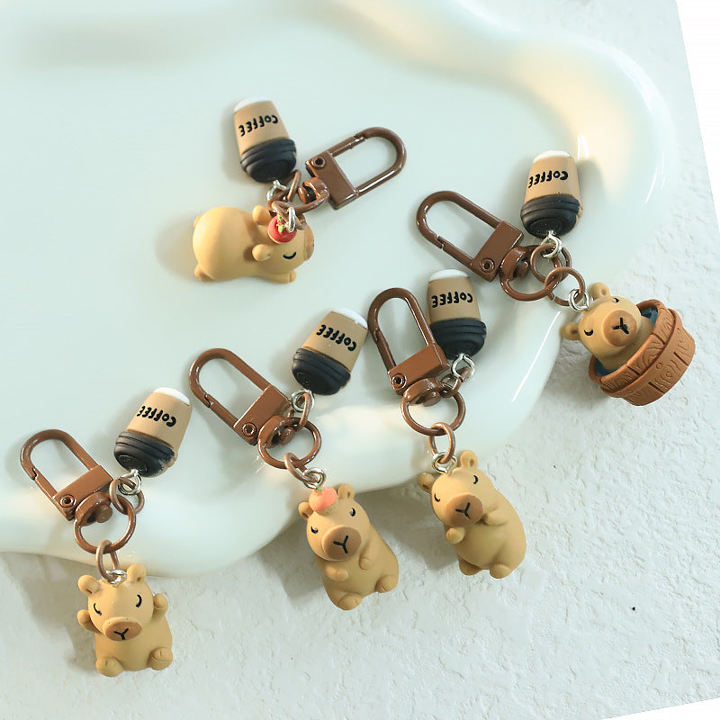 Capybara Keychain