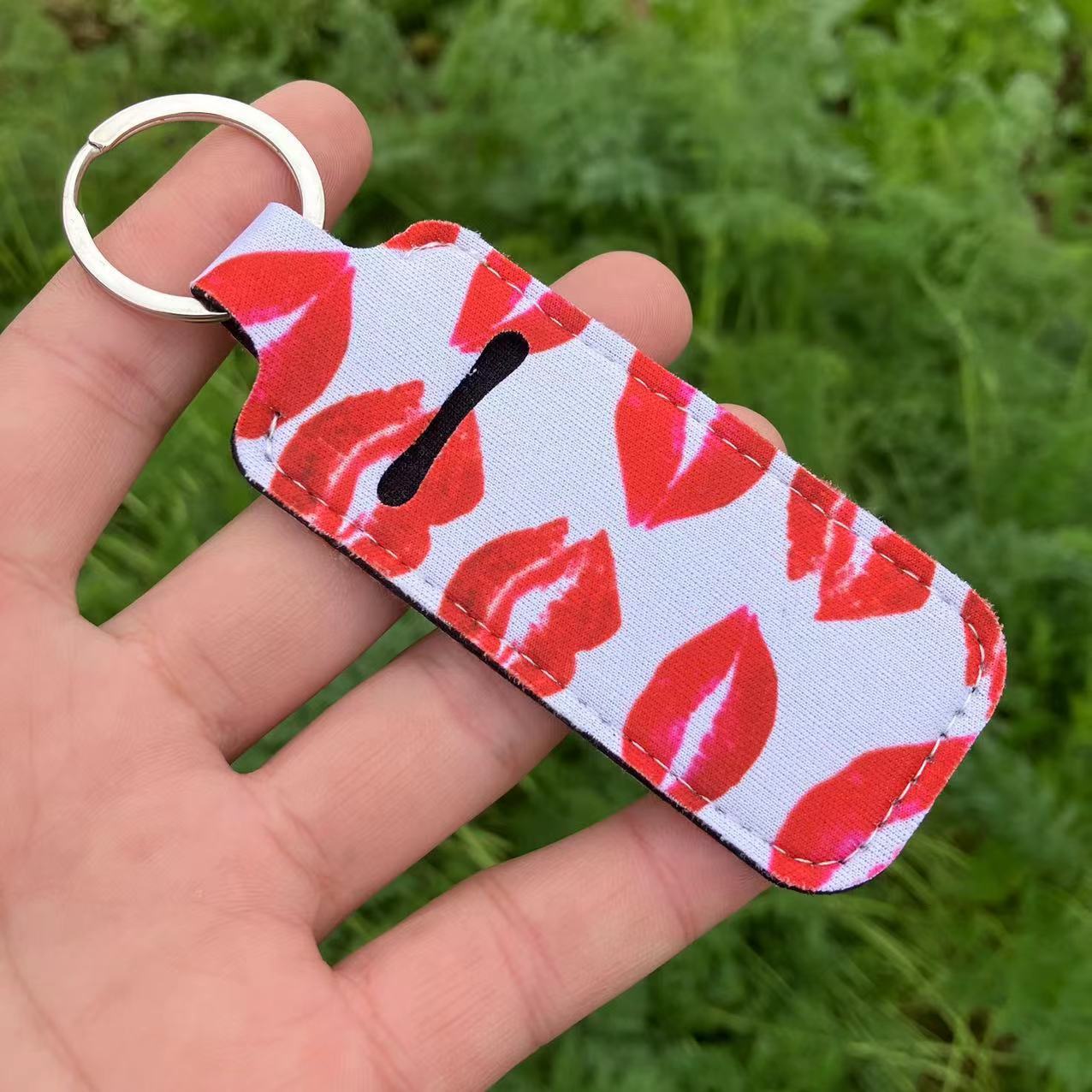 Assorted Lip Gloss Holder Keychains