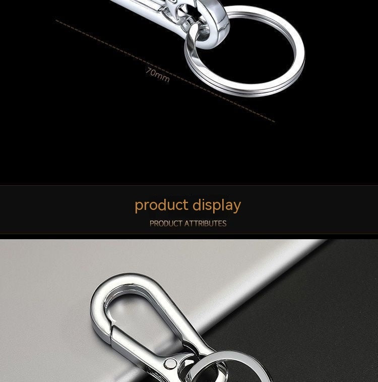 Simple Metal Carabiner Keychain