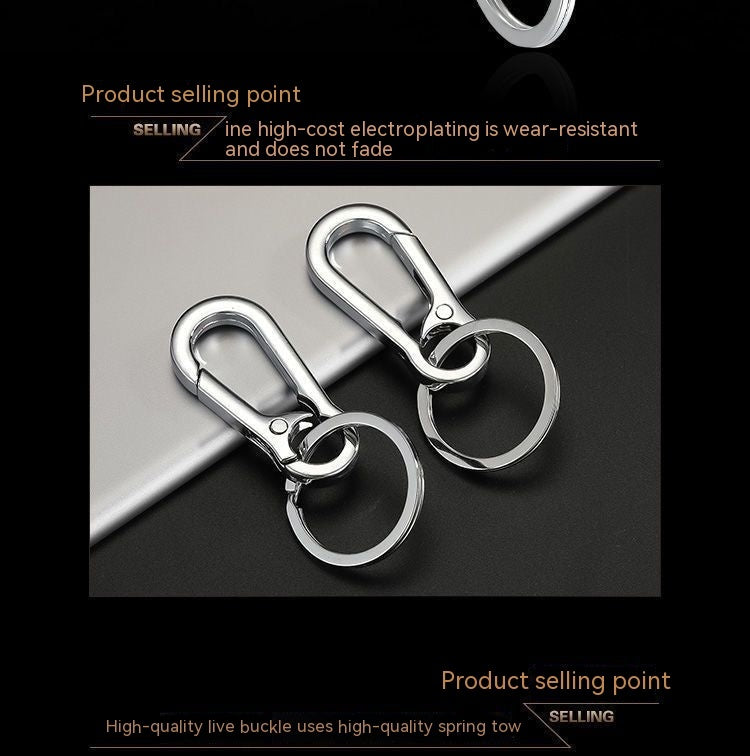 Simple Metal Carabiner Keychain