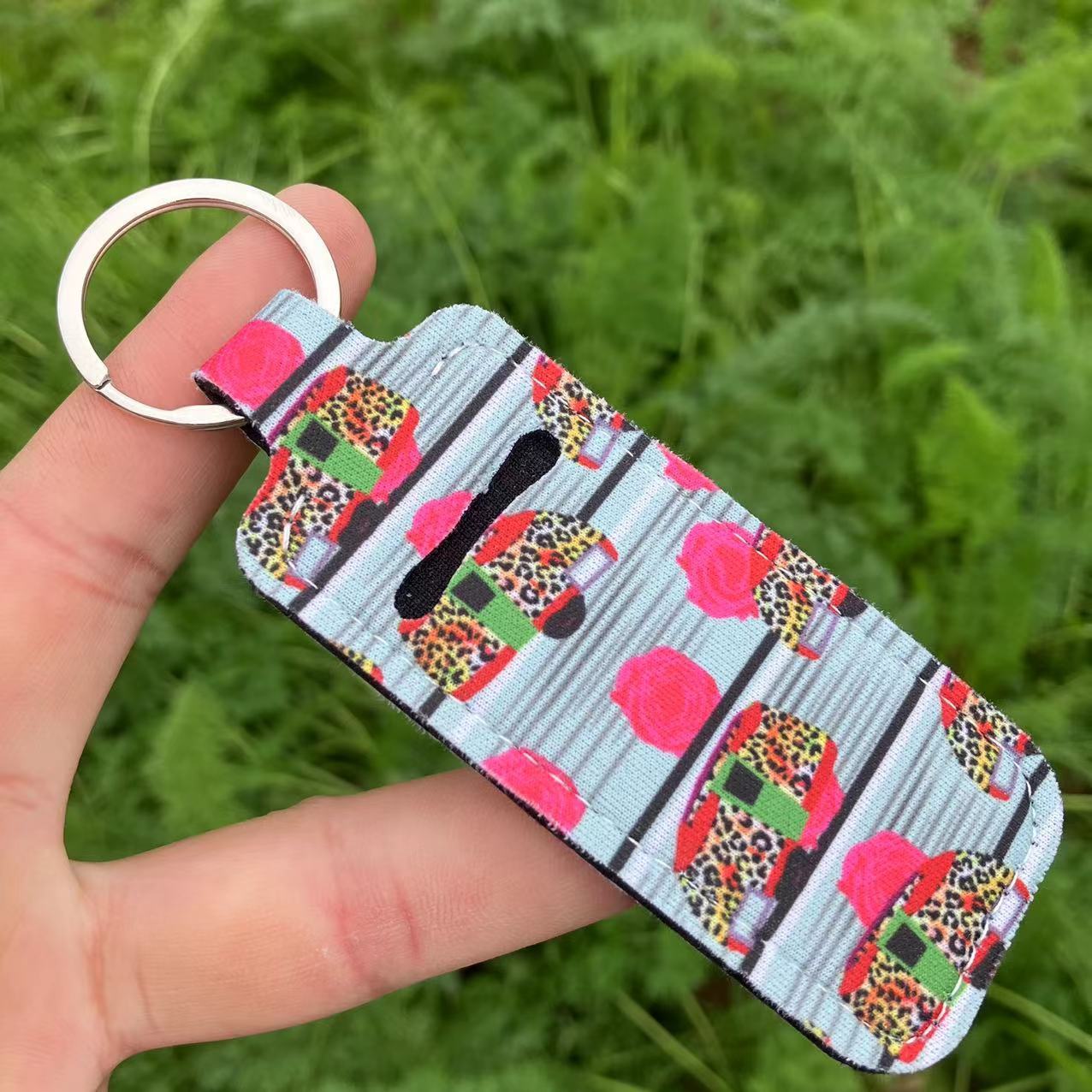 Assorted Lip Gloss Holder Keychains