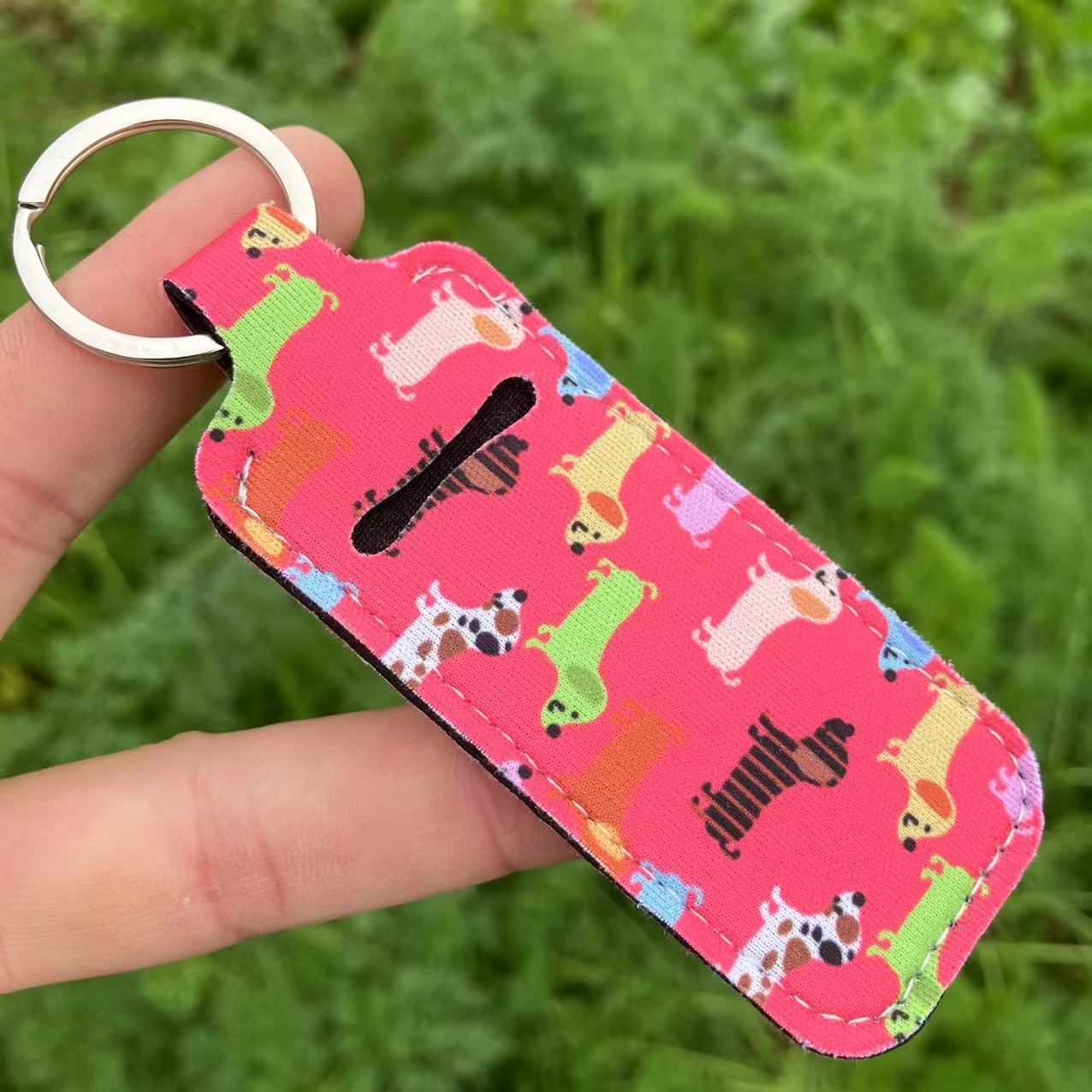 Assorted Lip Gloss Holder Keychains