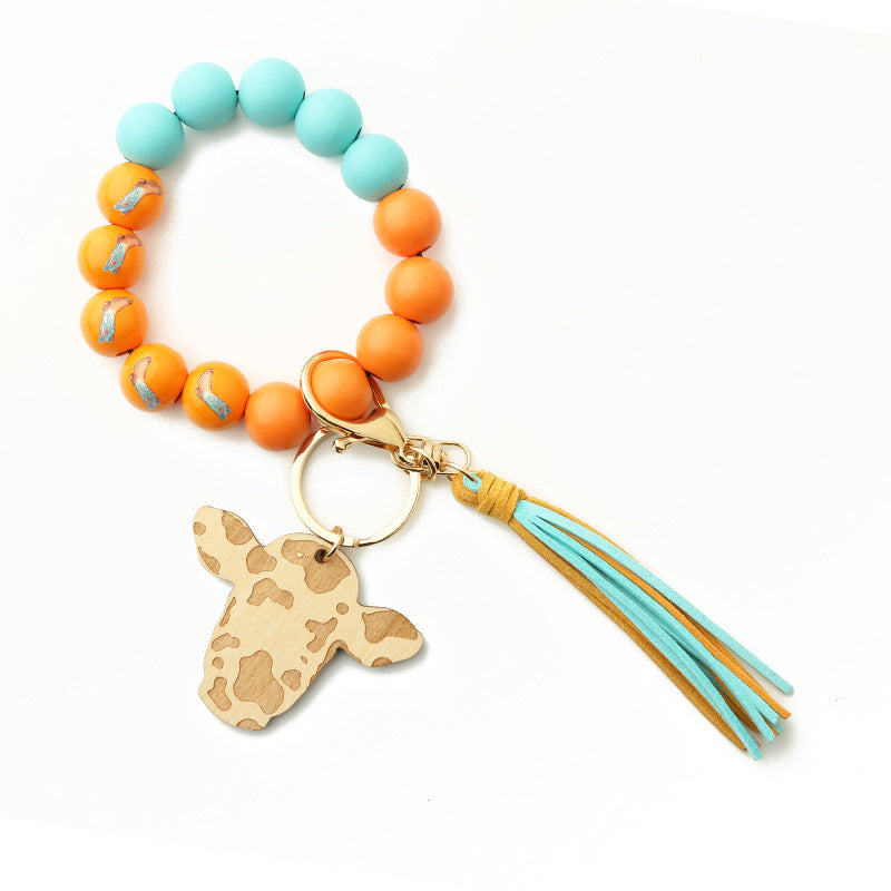 Western Cow Wristlets
