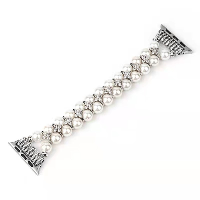 Pearl Strap Shell Bead Bracelet Charm