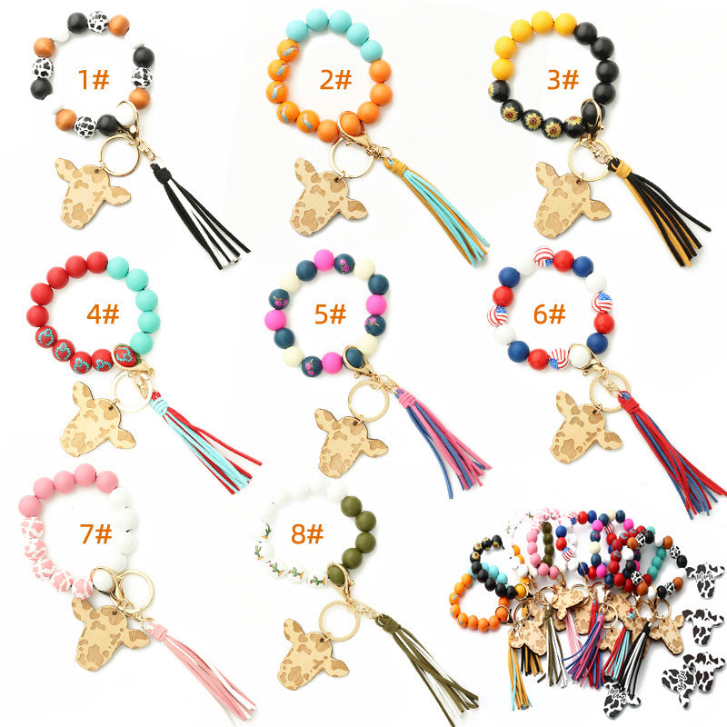 Western Cow Wristlets