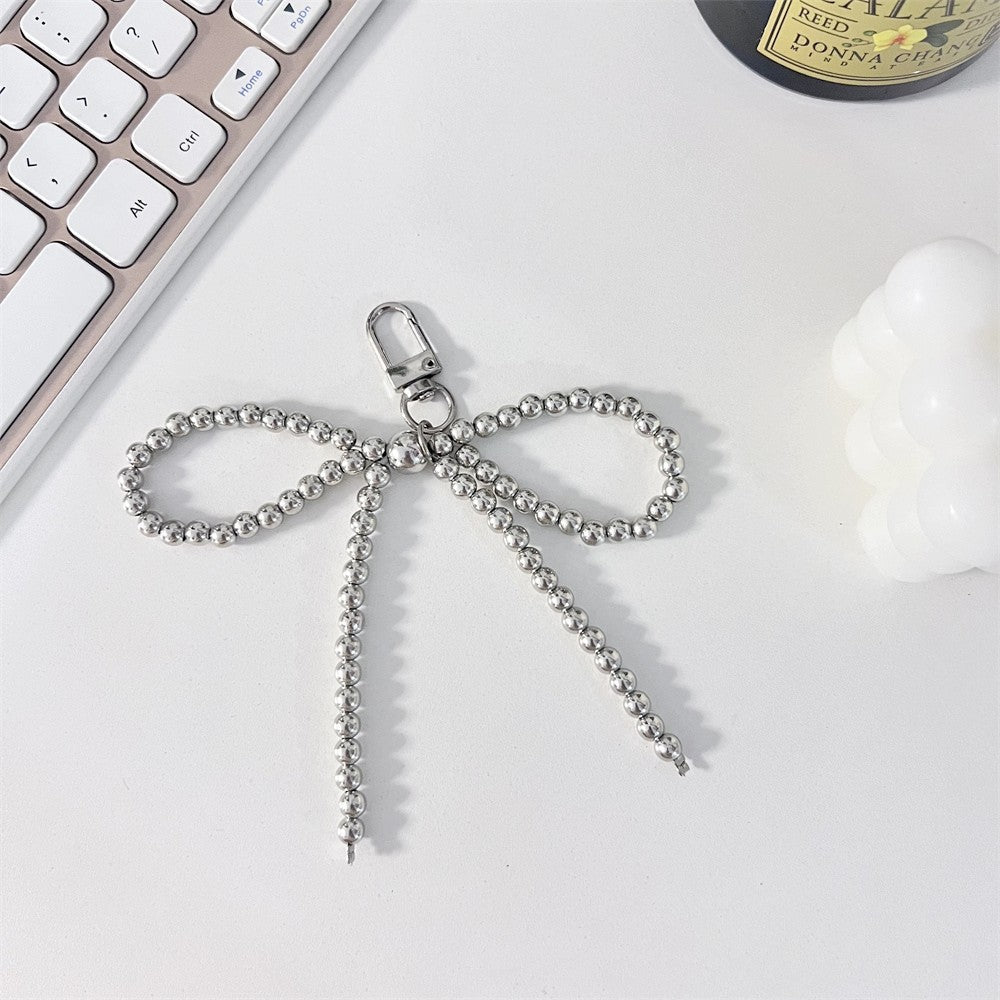 Pearl Bow Keychain