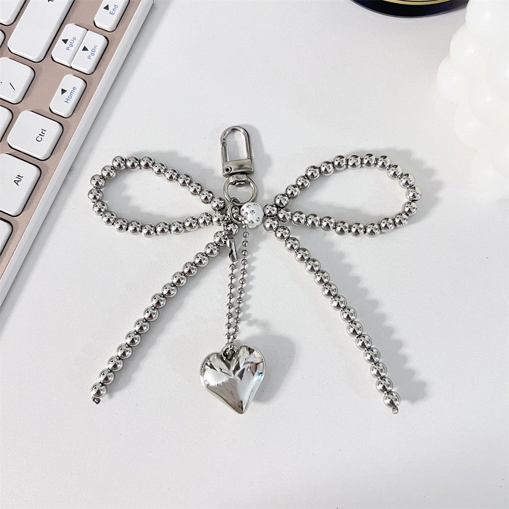 Pearl Bow Keychain