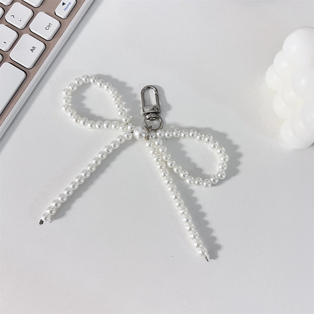 Pearl Bow Keychain