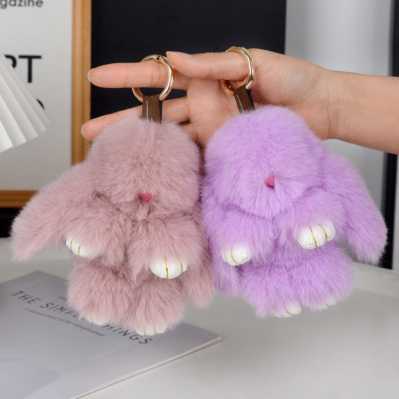 Creative Cartoon Plush Rabbit Keychain Pendant