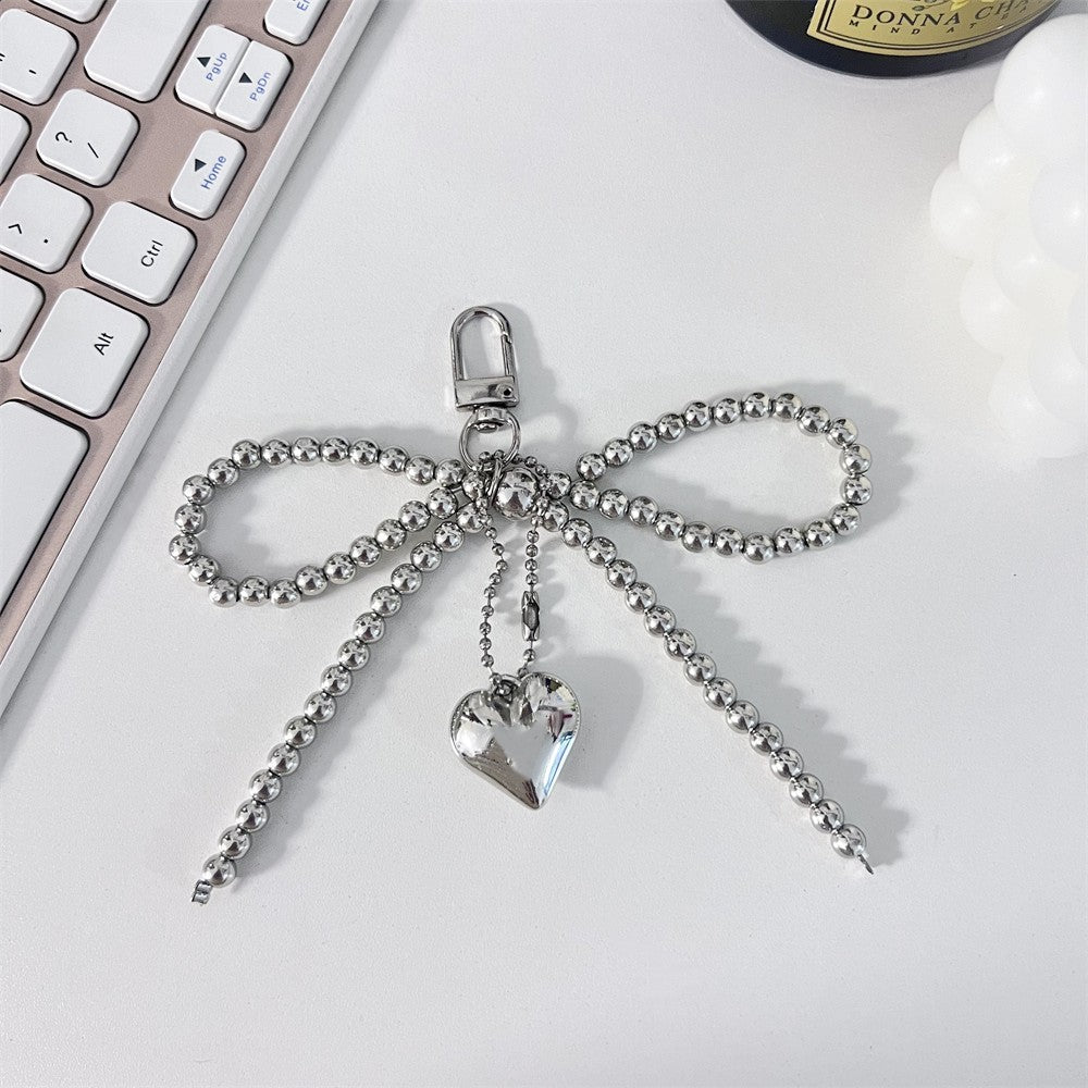 Pearl Bow Keychain