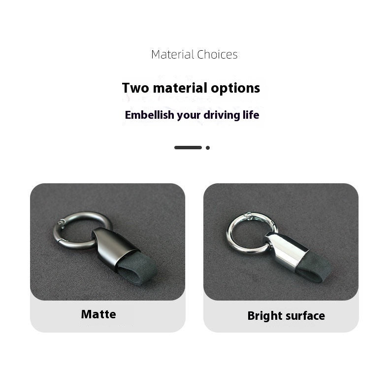 Simple Suede Keychain
