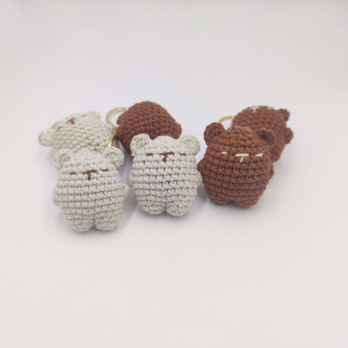 Cute Woven Bear Keychain