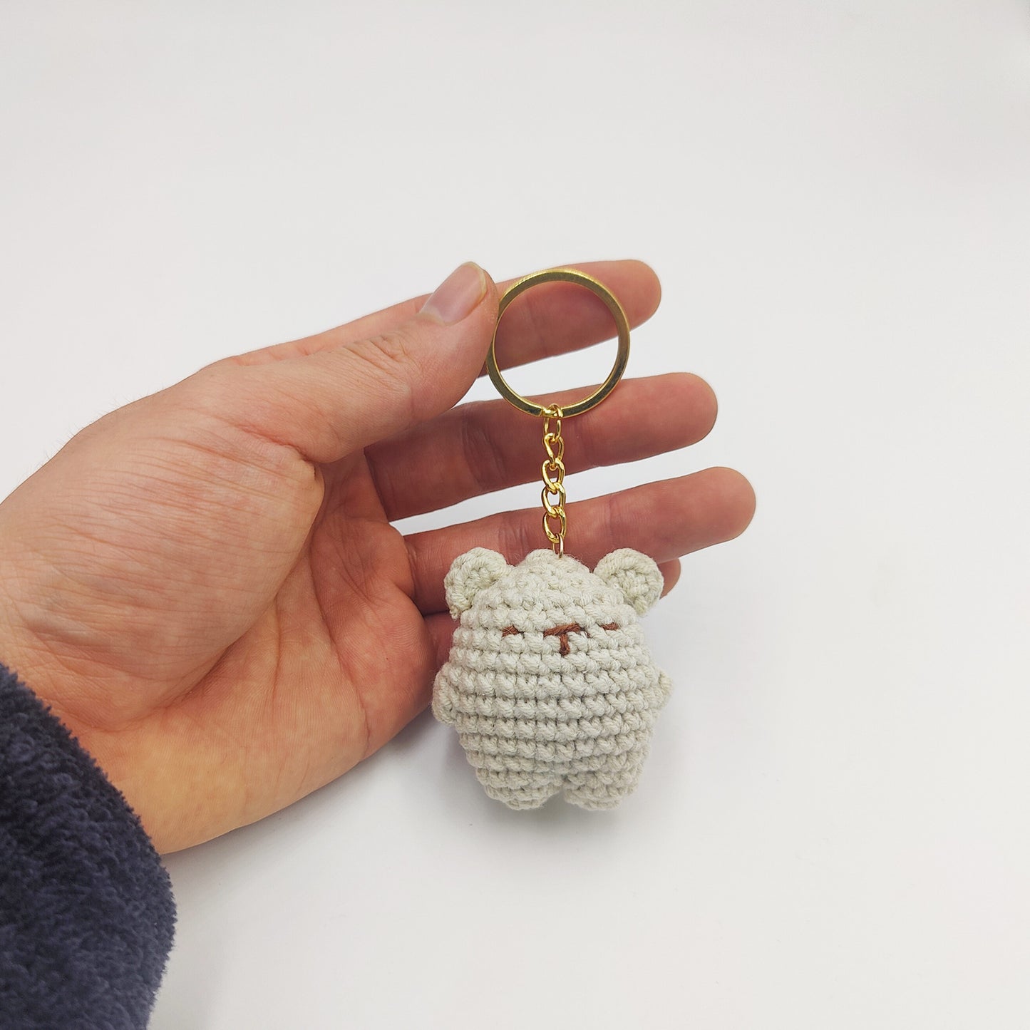 Cute Woven Bear Keychain