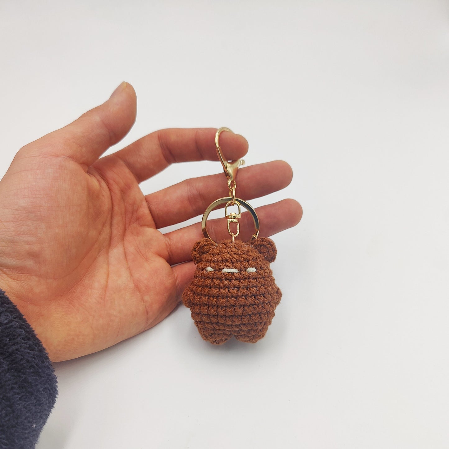 Cute Woven Bear Keychain