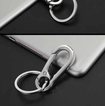 Simple Metal Carabiner Keychain