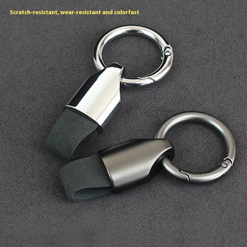 Simple Suede Keychain