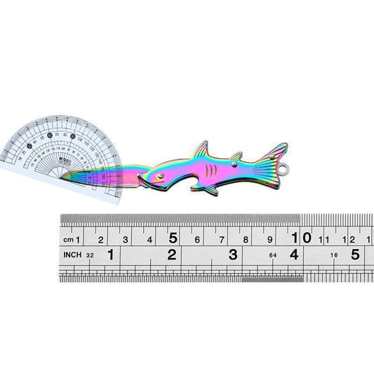 Folding Knife Keychain - Fish
