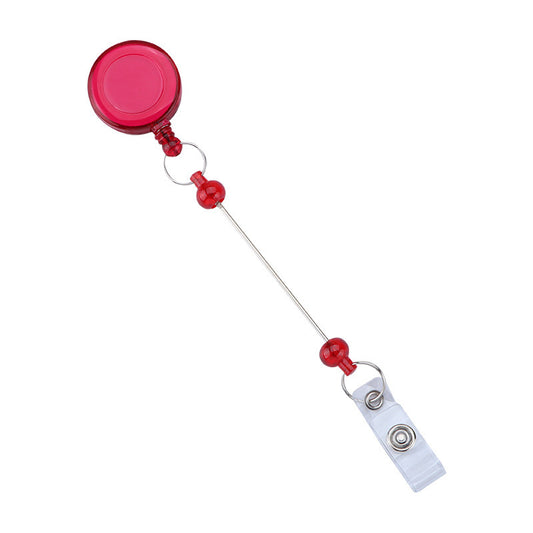 Beadable and Retractable Card Sleeve Holder