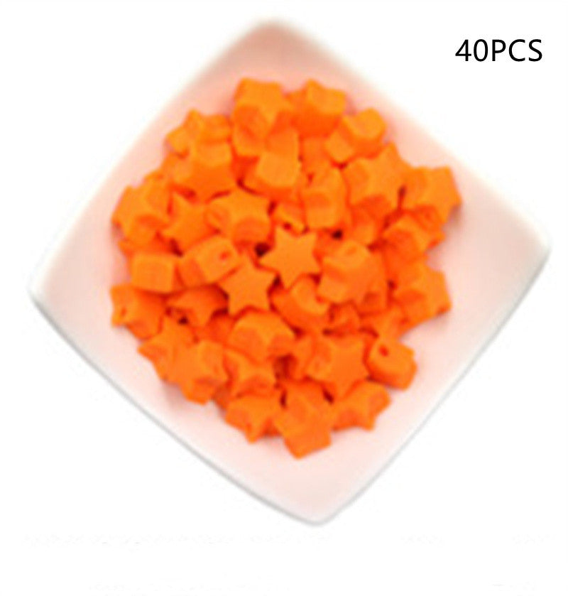 Star Shaped Silicone Focal Beads