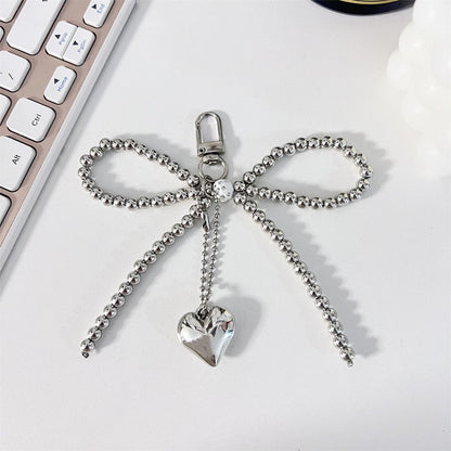 Pearl Bow Keychain