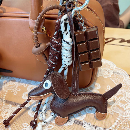 Dachshund Dog Keychain