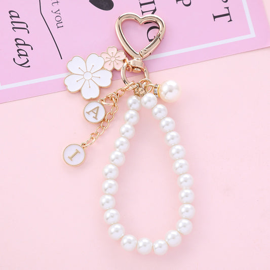 Two-color Flower Keychain
