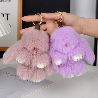Creative Cartoon Plush Rabbit Keychain Pendant