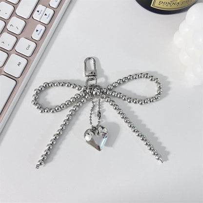 Pearl Bow Keychain