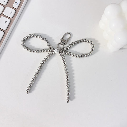 Pearl Bow Keychain