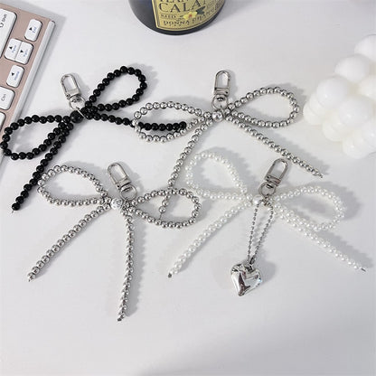 Pearl Bow Keychain