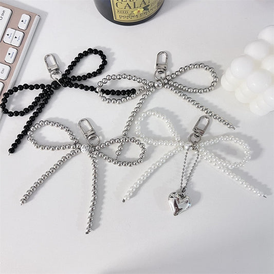 Pearl Bow Keychain