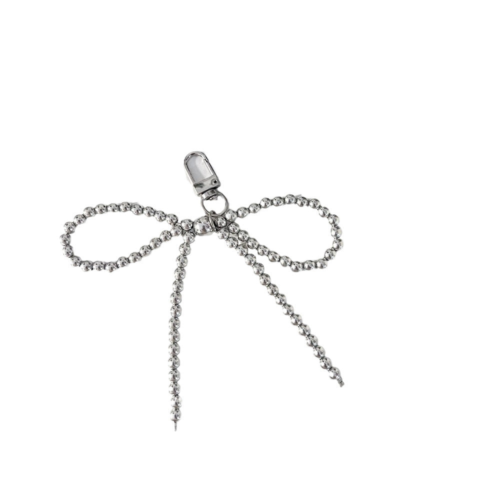 Pearl Bow Keychain