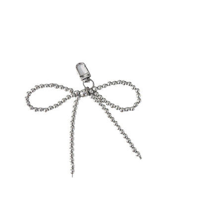 Pearl Bow Keychain