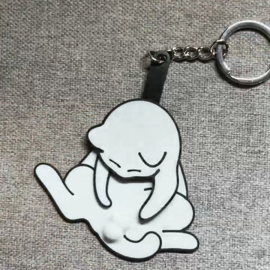 Kitten Acrylic Pendant Keychain