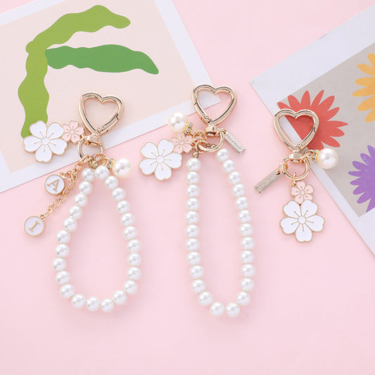 Two-color Flower Keychain