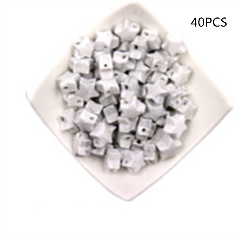 Star Shaped Silicone Focal Beads