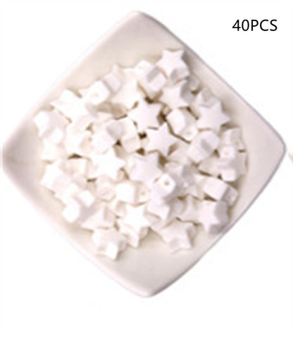 Star Shaped Silicone Focal Beads
