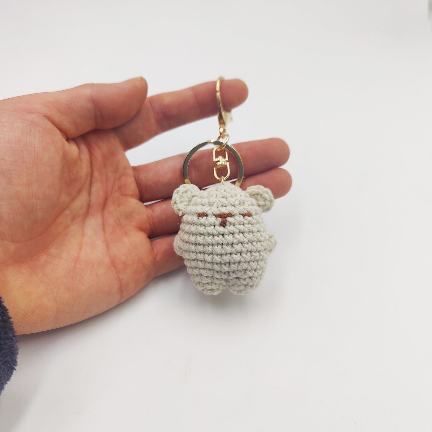 Cute Woven Bear Keychain