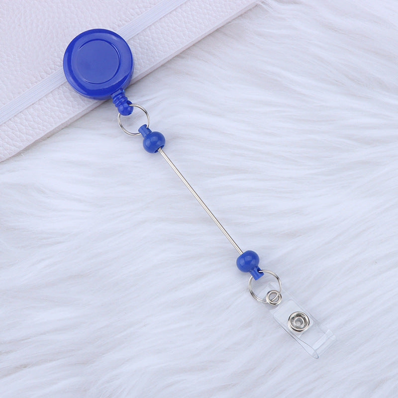 Beadable and Retractable Card Sleeve Holder