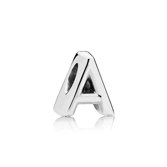 Sterling Silver Letter Beads