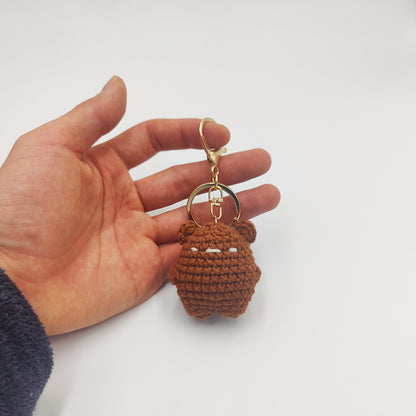 Cute Woven Bear Keychain